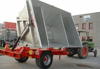  Steel trailer for grapes